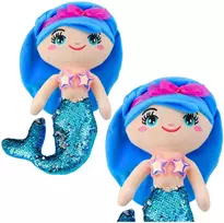 Lean Toys Žaislinė undinėlė su žvyneliais 30 cm