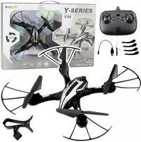 Lean Toys Modernus dronas Y30 su LED apšvietimu ir 360° apsisukimu