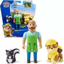 „Paw Patrol“ 3 figūrėlės, pono Porterio, Rubble ir Skunk nuotykių įlankos rinkinys