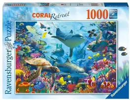 Dėlionė „Ravensburger“ – galvosūkis – „Coral Reef Retreat“ 1000p (12001172)