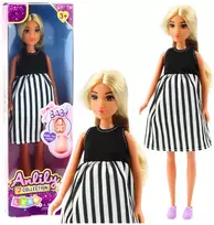 Lean Toys Lėlė Anlily nėščia, 30 cm, su nuimamu pilvuku