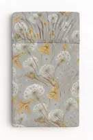 My Sweet Baby Paklodė kūdikiui pilka su pienėmis, medvilninė 120x60 cm