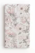 My Sweet Baby Paklodė kūdikiui su gėlėmis, medvilninė, 120x60 cm, švelni rožinė