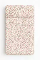My Sweet Baby Paklodė kūdikiui su rožiniais gėlių raštais, medvilninė 120x60 cm