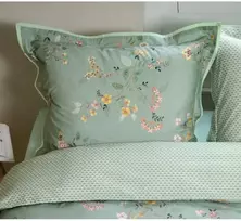 Pip Studio pagalvės užvalkalas Kili Flower Žalias Pagalvės matmenys - 60x70 cm