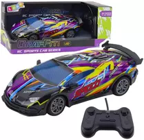 Lean Toys Nuotoliniu būdu valdomas automobilis su LED apšvietimu, 1:22 mastelis