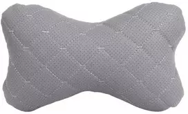 Automobilio sėdynės galvos atramos pagalvė EVAtech ECO 27x16 cm - pilka / pilkos siūlės