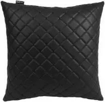 Automobilio pagalvė EVAtech ECO 40x40 cm - juoda / juodos siūlės