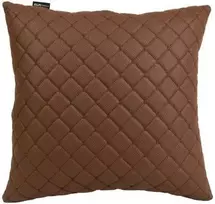 Automobilio pagalvė EVAtech ECO 40x40 cm - ruda / rudos siūlės