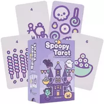 Sterling Ethos Taro kortų rinkinys - Spoopy Tarot 78 Kortų su Gido Knyga 512g