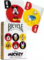 Žaidimų Kortelės - Disney Mickey ir Draugai Bicycle 63.5x88.9mm Plastikinės Dangos