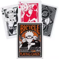 Kortų Žaidimas - Bicycle Naruto Kaladė 52 Kortos 4 Džokeriai 63.5 x 88.9 mm