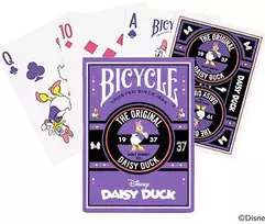 Bicycle Kortų Žaidimas - Disney Klasikinės Daisy Duck Įkvėptos Dviračio 98g 1.8x6.5x9.2cm
