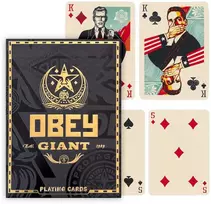 Theory 11 Kortų Žaidimas - OBEY Auksinė Leidimo Theory11 56 Pokerio Kortos su Džokeriais