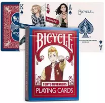 Žaidimų Kortelės - Bicycle Tokyo Revengers 52 Kortelės Plastiku Padengtos 63.5x88.9mm
