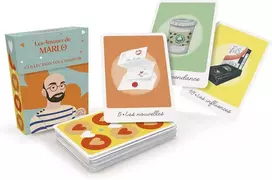 Grimaud Cartomancie Taro kortų rinkinys - Les Amours de Marlo Kortos 55 Oracle Kortos Kompaktiškas Formatas
