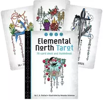 Us Games Systems Taro kortų rinkinys - Elemental North Taro Kortos 78 Kortos su Gido Knyga
