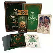 Us Games Systems Orakulo kortų rinkinys - Motinos Mort Carnival 1897 32 Kortos 80 Puslapių Knyga