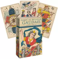 Lo Scarabeo Taro kortos - Tarot de Besancon Gaudais Riboto Leidimo 78 Kortos 64x107mm