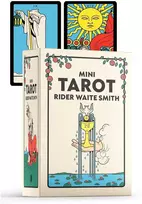 Findhorn Press Taro kortų rinkinys - Mini Tarot Rider Waite Smith 78 Kortų su Instrukcijų Knygele