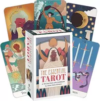 Sterling Ethos Taro kortų rinkinys - Esminės Tarot Kortos 78 Kortų Gidas 9x14x5 cm