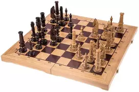 Provechess Šachmatai Royal DE LUX 650x325x80mm, karalius 130mm ąžuoliniai (Ekskliuzyvas)