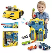 Bikuvalt Žaislinis mašinų rinkinys - transformeris (2in1)