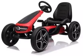 Toycars Go-Kart, MERCEDES Go-Kart, 112x58x62 cm, Raudonas