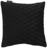 Automobilio pagalvė EVAtech 30x30 cm - juoda / juodos siūlės