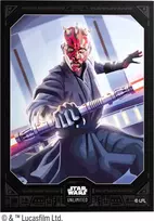 Gamegenic: „Star Wars Unlimited“ kortų žaidimas – aukščiausios kokybės piešinių dėklai – Darth Maul