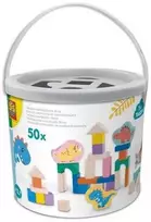 Ses Creative SES Mediniai dinozaurų kaladėlės, 50 vnt., 13204 32040