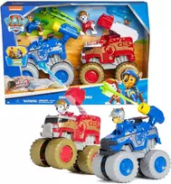 Paw Patrol Marshall I Chase visureigių gelbėjimo ratukų rinkinys + figūrėlės