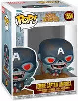 FUNKO POP! Vinilinė figūrėlė: Marvel Zombies - Zombie Captain America, 9 cm