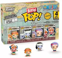 FUNKO Bitty POP! Figūrėlių rinkinys: One Piece, ~3 cm (4 vnt.)
