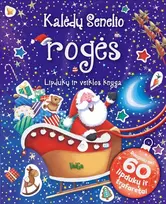 Kalėdų senelio rogės. Lipdukų ir veiklos knyga