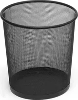 Orion Šiukšlių dėžė 6L metalinė juoda 26x28 cm