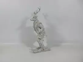 Mondex Since 1986 SANTA LILA Briedžio ant slidžių figūrėlė 16x11x32,5 cm
