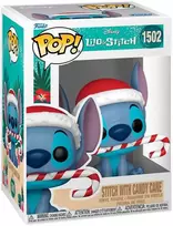 FUNKO POP! Vinilinė figūrėlė: Disney Lilo & Stitch - Stitch su saldainių lazdele, 9.5 cm