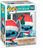 FUNKO POP! Vinilinė figūrėlė: Disney Lilo & Stitch - Stitch Unwrapping Gift, 9 cm