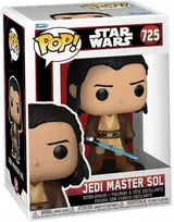 FUNKO POP! Vinilinė figūrėlė: Žvaigždžių karai – Jedi Master Sol, 11.6 cm