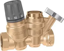Caleffi TERMOSTATAS KARŠTO VANDENS CIRKULIACIJAI 3/4" SU TERMINIU
