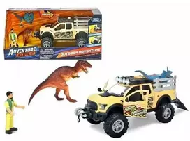 Mz Import *****Nuotykių pajėgų džipas + dinozauras w/dw 08213