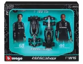 Dėlionė Bburago BBU 1:43 Mercedes AMG W15 2024 2 pak. 38115