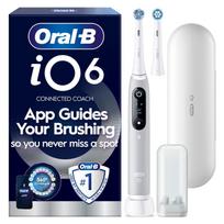 Oral-B iO6 electric toothbrush, gray + travel case (067805)