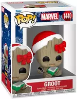 FUNKO POP! Vinilinė figūrėlė: Marvel - Groot su dovana, 9 cm
