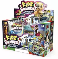 BRAINROT holografinės kortelės su tatuiruotėmis, K02BRO03