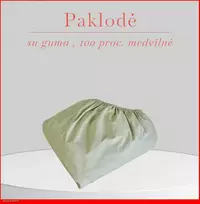 Paklodė su guma 100/140/160/180x200+30cm. - 140x200+30cm.
