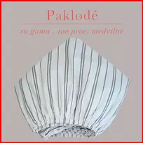 Paklodė su guma 100/140/160/180/200x200+20cm. - 140x200+20cm.