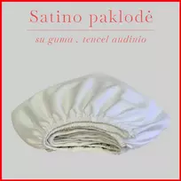 Paklodė su guma 100/140/160/180x200+30cm. - 100x200+30cm.