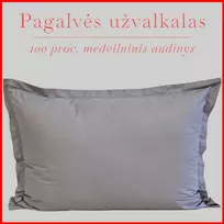 Pagalvės užvalkalas - 70x70 cm. be užtrauktuko